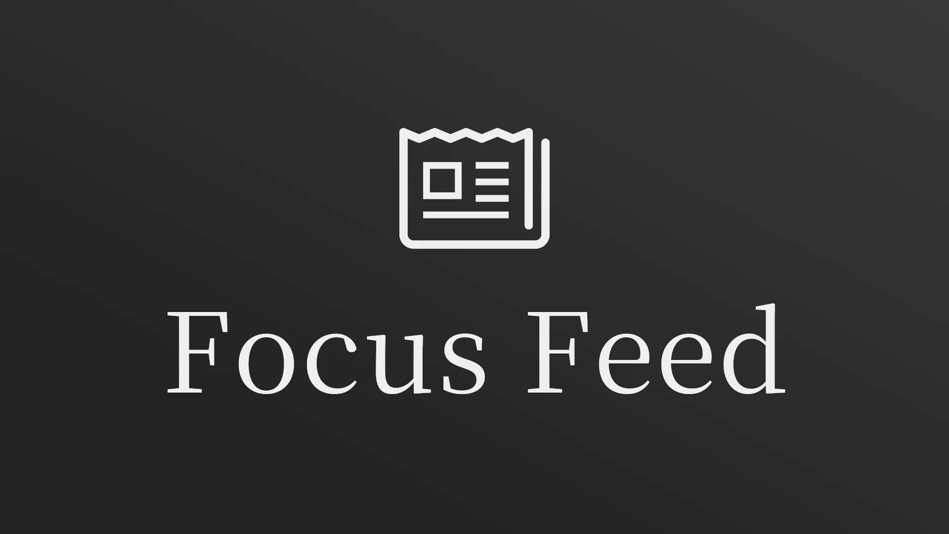 Focus Feed Logo